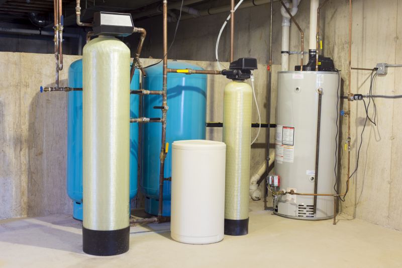Water Softener System in Basement