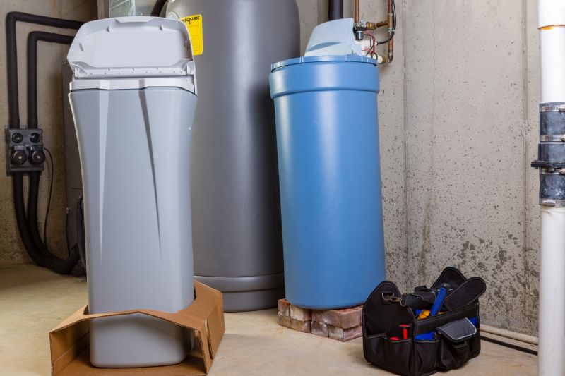Water Softener During Installation Process